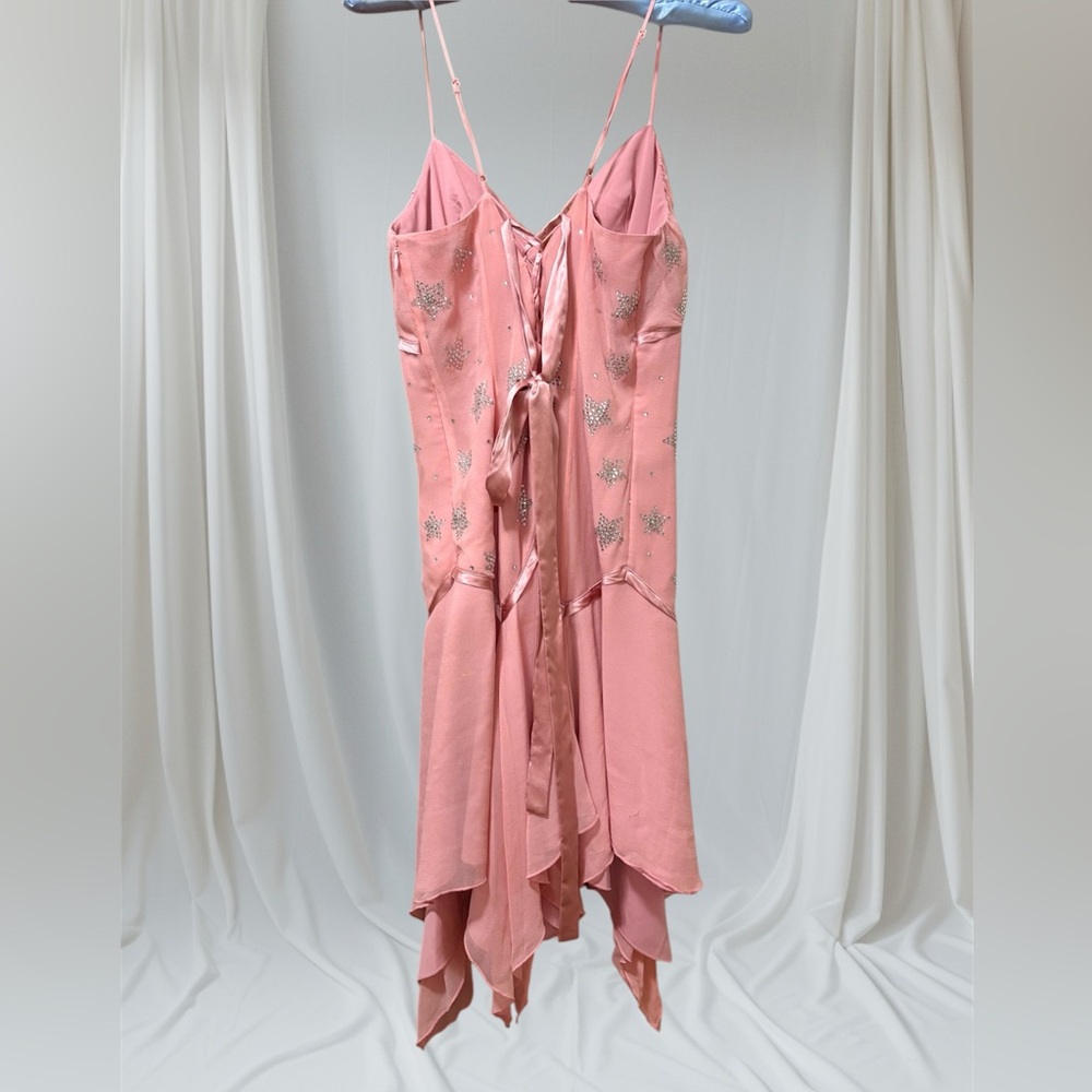 🌸Betsey Johnson Rare Vintage Star Slip Dress – Iconic Y2K Dreamwear ✨ - Picture 4 of 13